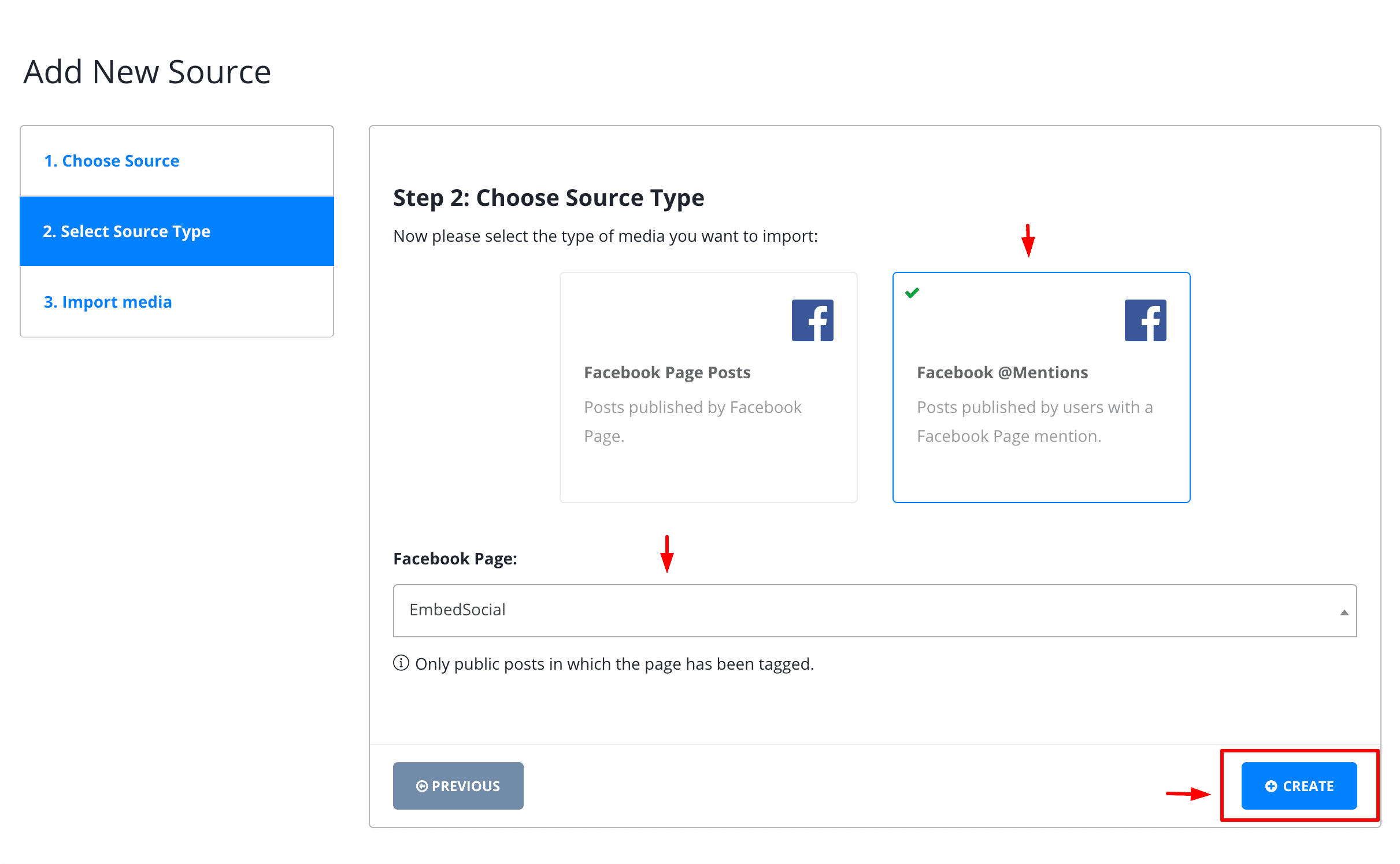 download mentions in facebook