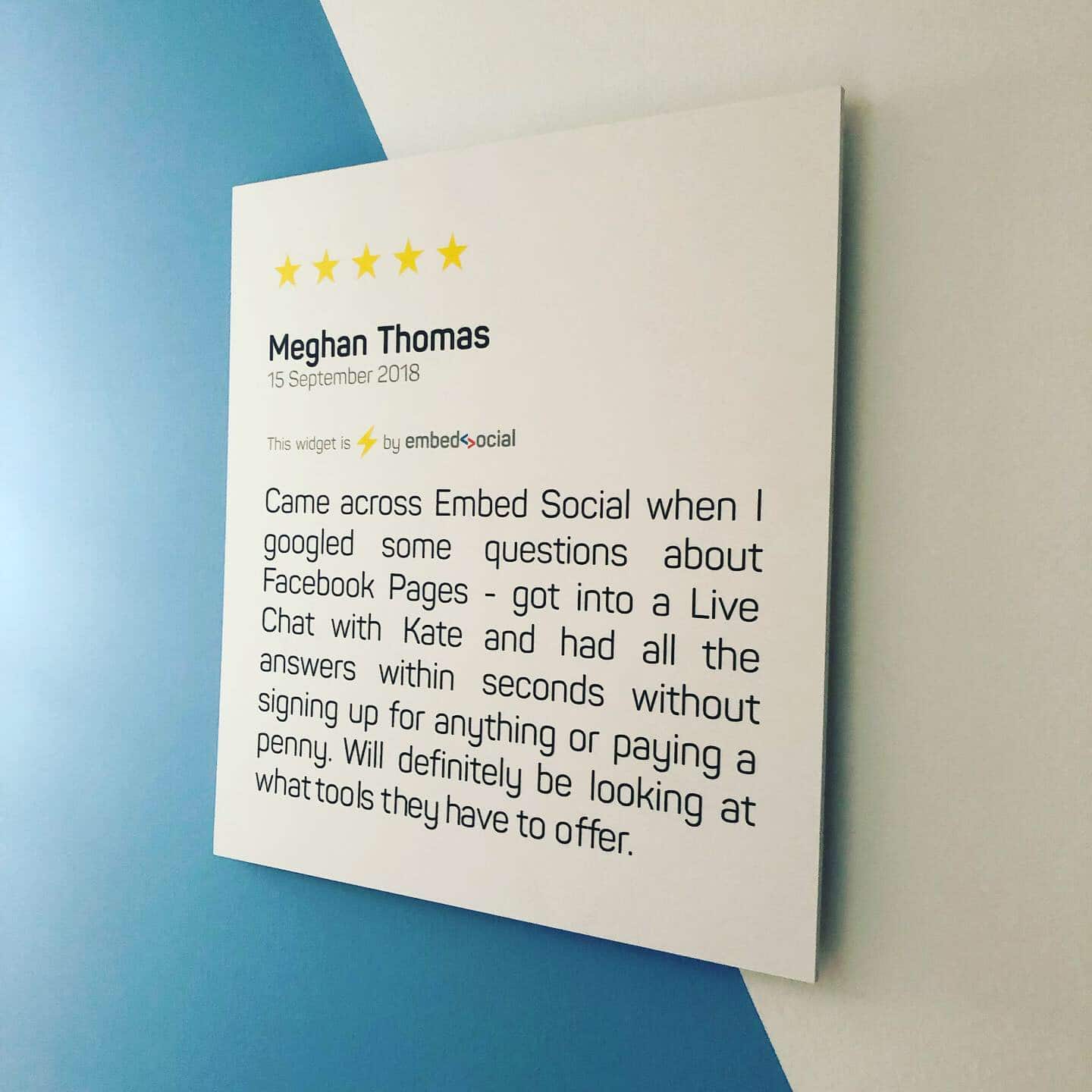 EmbedSocial customer