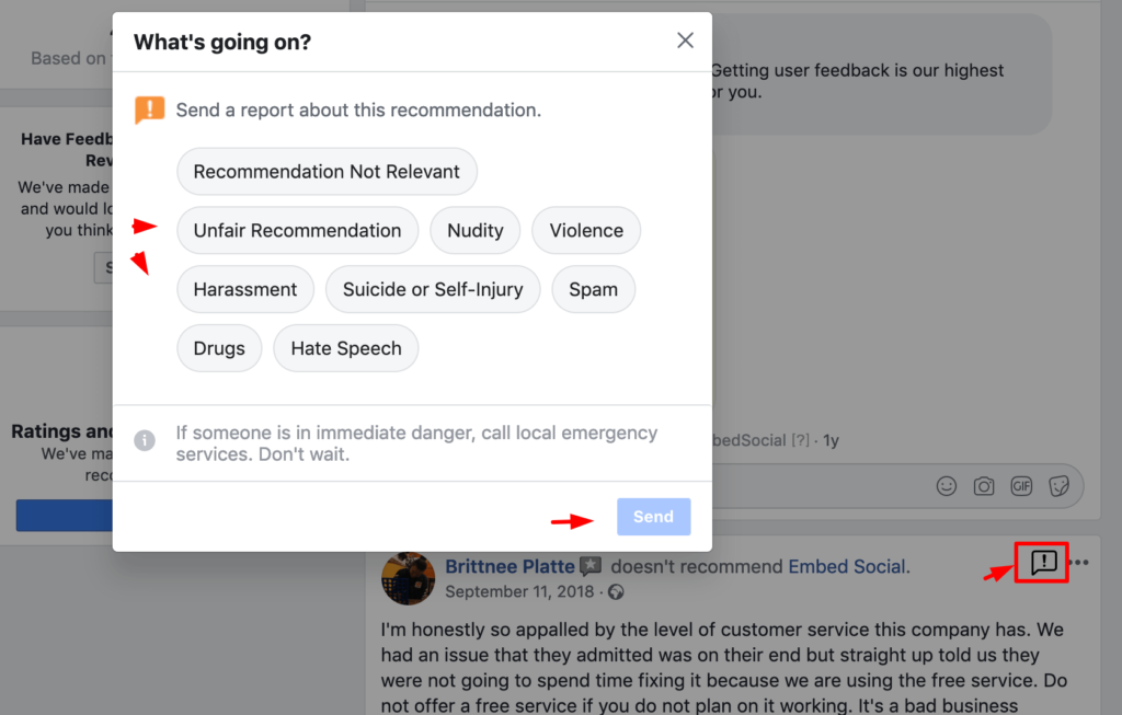 facebook review report