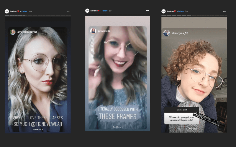 instagram stories examples