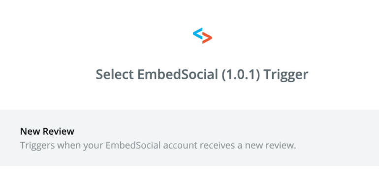 EmbedSocial zapier trigger