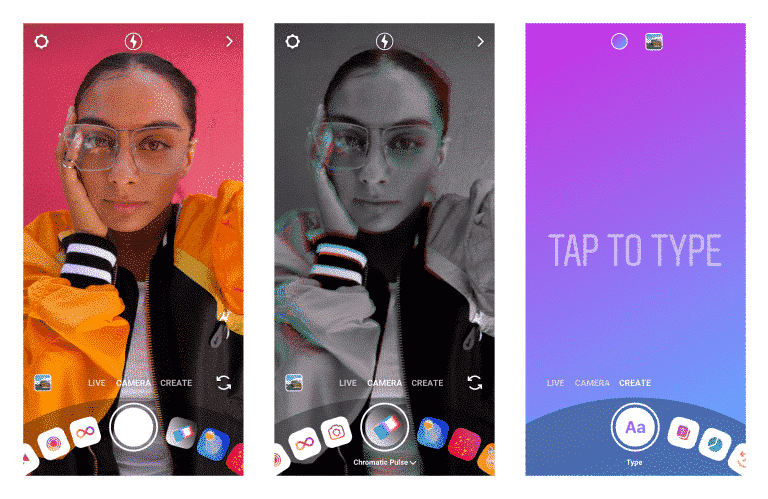 creator camera mode for Instagram