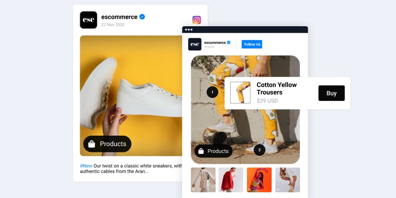 shoppable feed