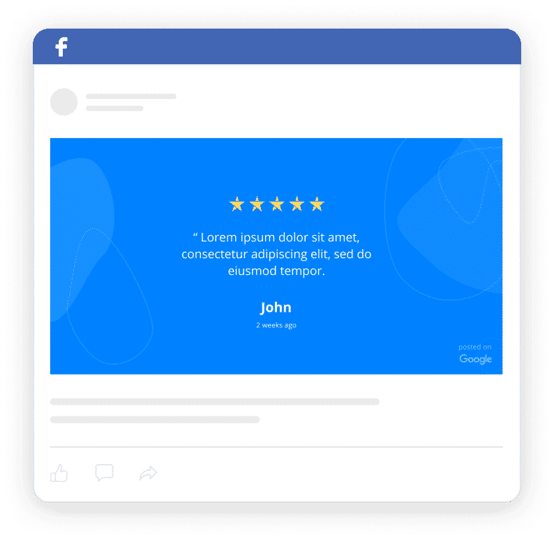 facebook testimonial ad preview