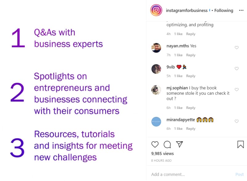 Instagram plans to help small businesses