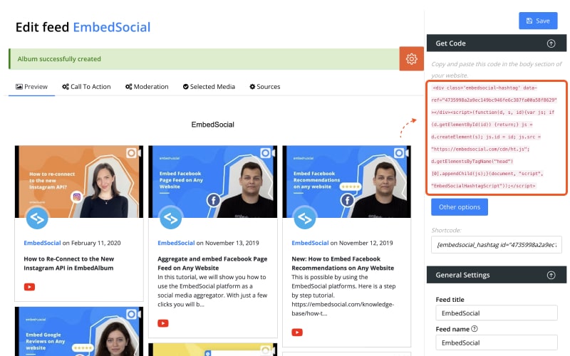 How To Embed Youtube Channel On Your Website Embedsocial