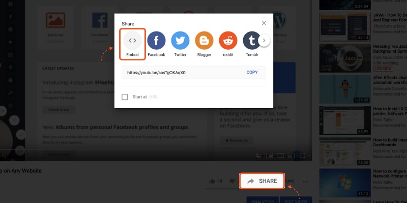 How To Embed Youtube Channel On Your Website Embedsocial