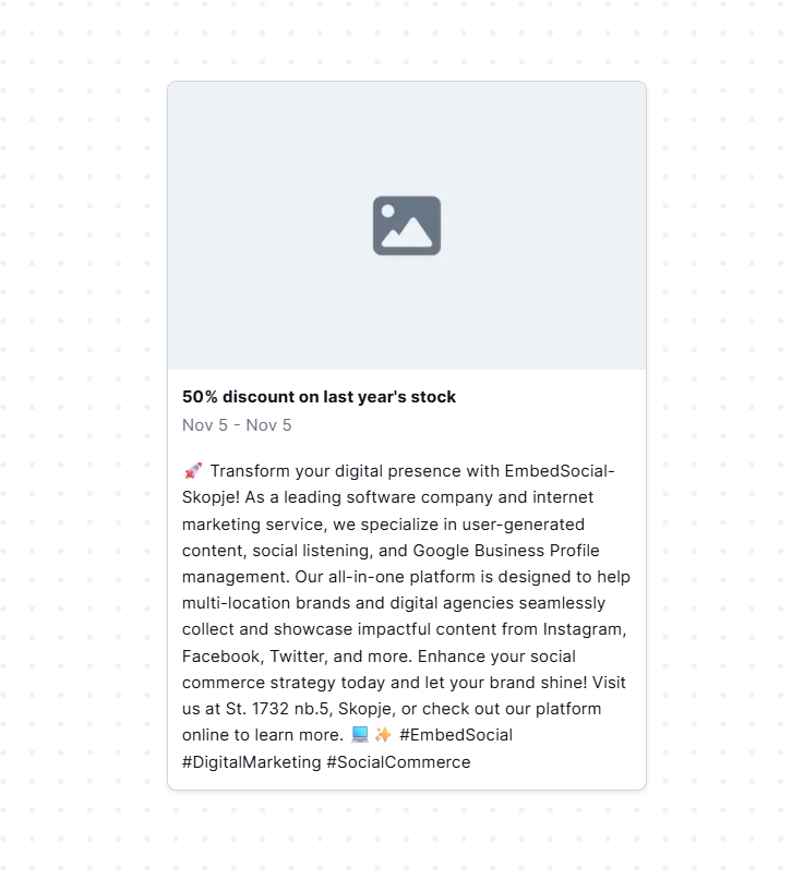 ai-enhanced google post description