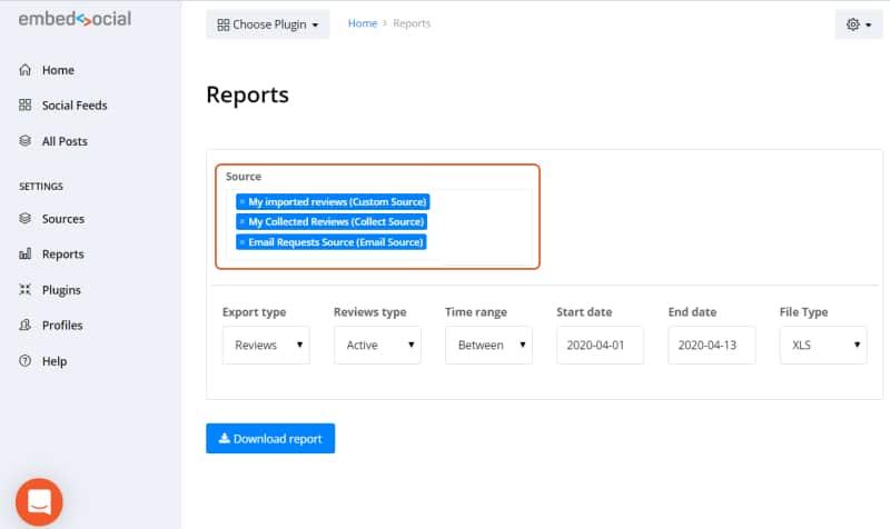 reviews reports with multiple sources data