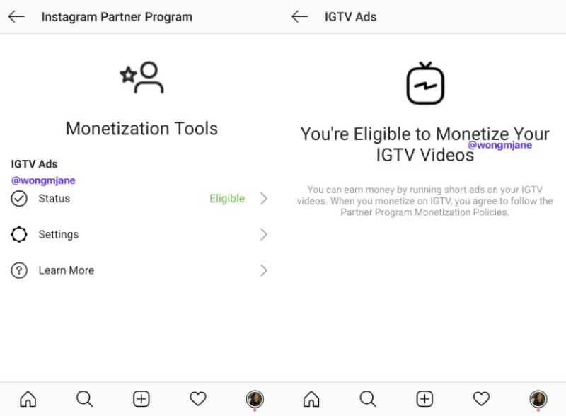 IGTV monetization feature