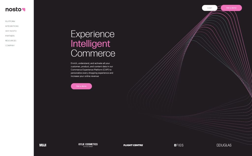 nosto landing page