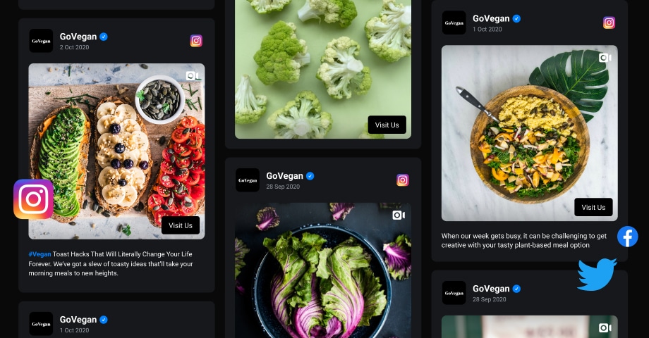 New Social Media Feeds: Templates and Demos EmbedSocial