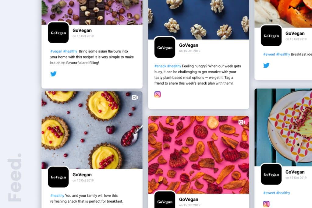 New Social Media Feeds Templates And Demos Embedsocial