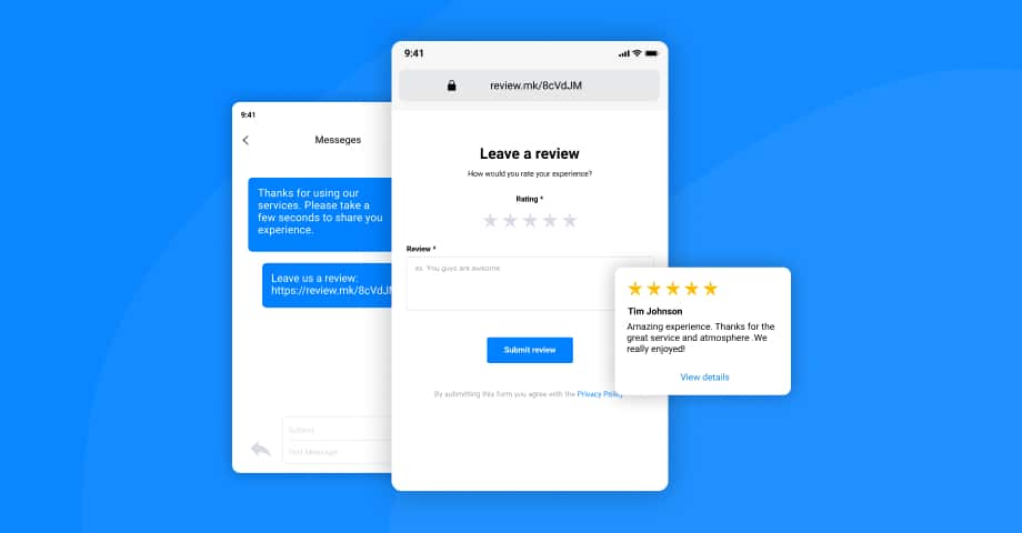 Send SMS Review Requests And Collect Feedback Via Text Message