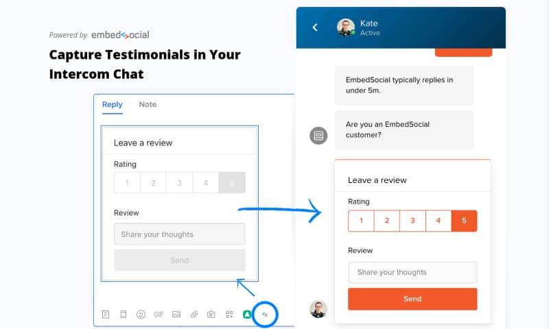 capture reviews intercom chat