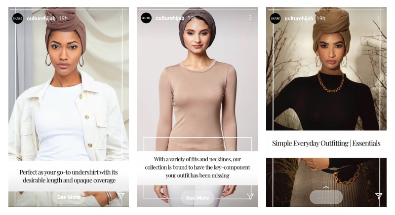 culture hijab instagram story template