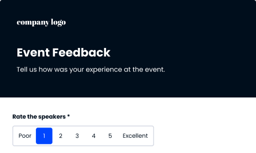 template for event feedback form