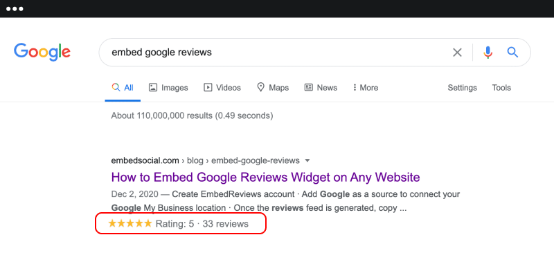 How to Get Google Star Ratings in Search Results?