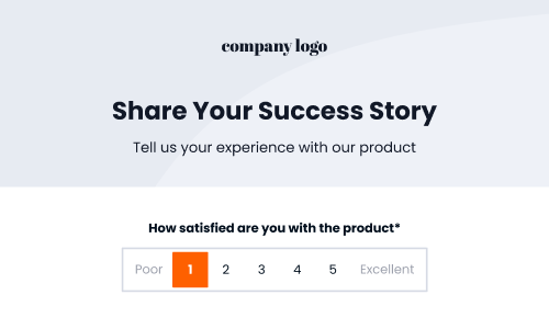 Success Story Questionnaire Template Embedsocial Form Builder