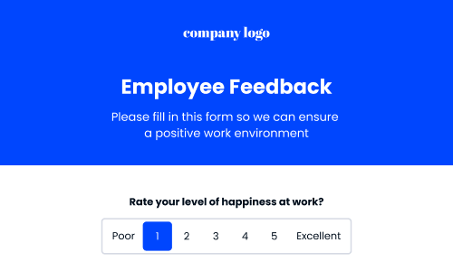 employee feedback form