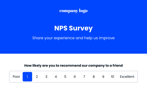 nps template form