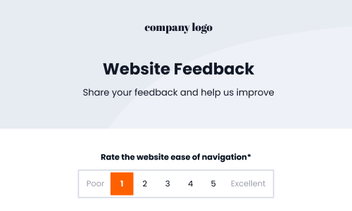 website feedback