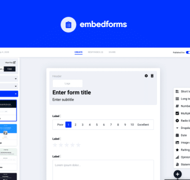 web forms builder