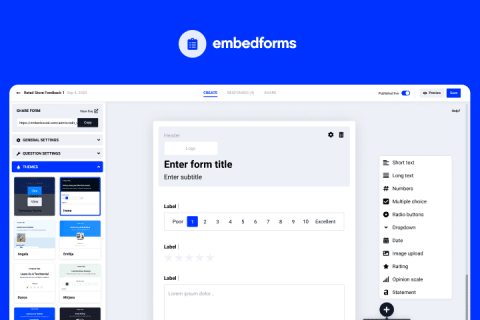 web forms builder