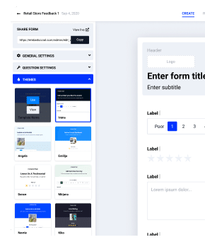 embed forms builder