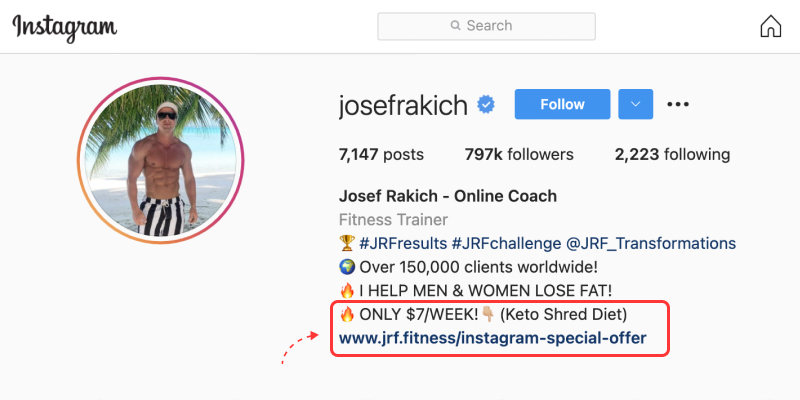 sell coaching on instagram