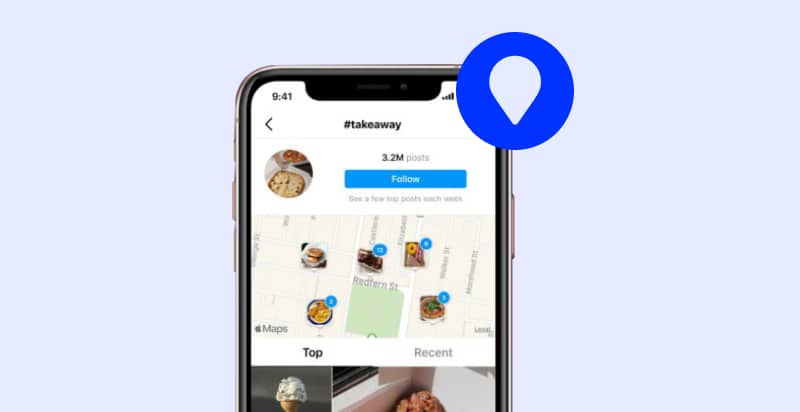 Instagram map geotag