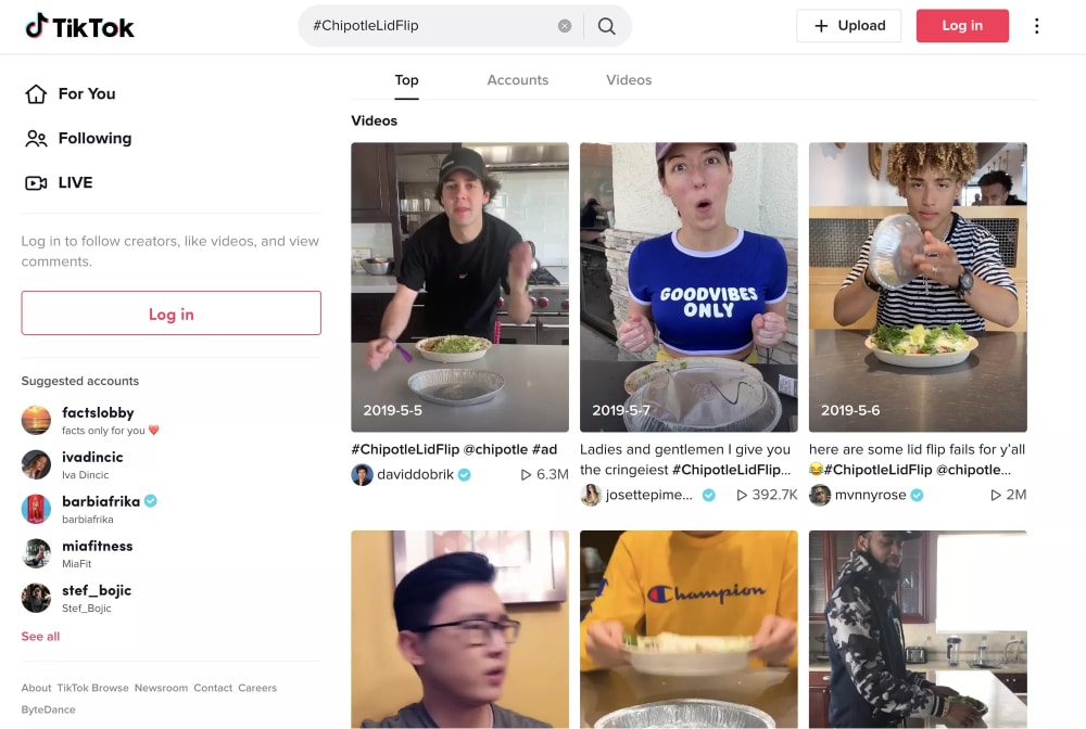 user generated content examples: Chipotle