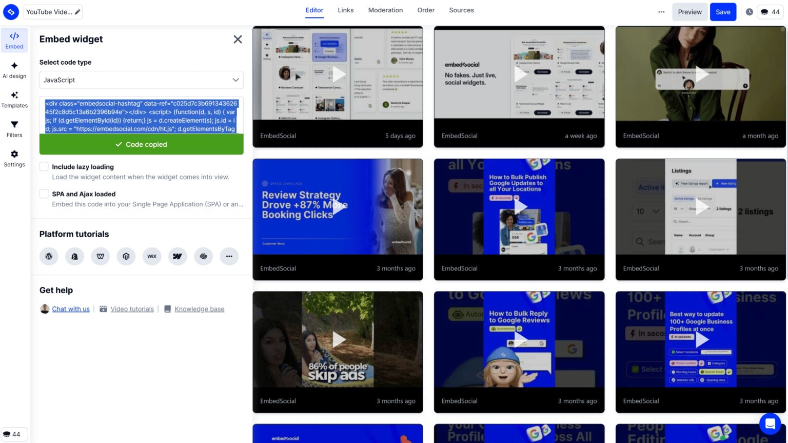 How to Embed YouTube Channel on Your Website | EmbedSocial