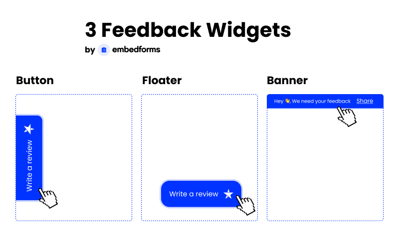Widgets de feedback