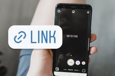 add link on a instagram story