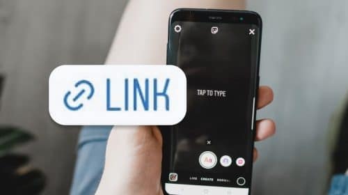 add link on a instagram story