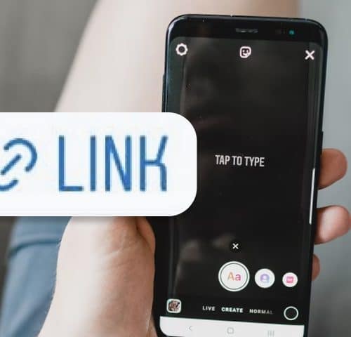 add link on a instagram story