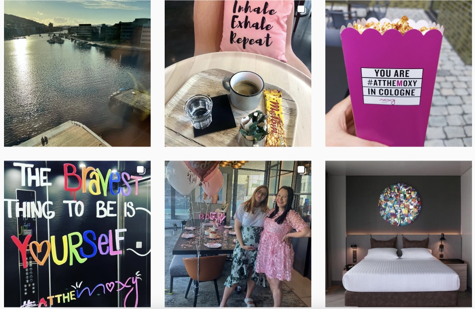 moxy hotels instagram hashtag campaign