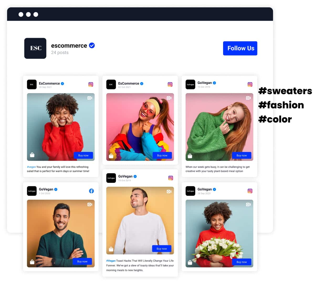 Embed Instagram Hashtag Campaigns, Feeds and Walls