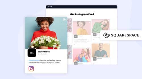 embed instagram widget in squarespace