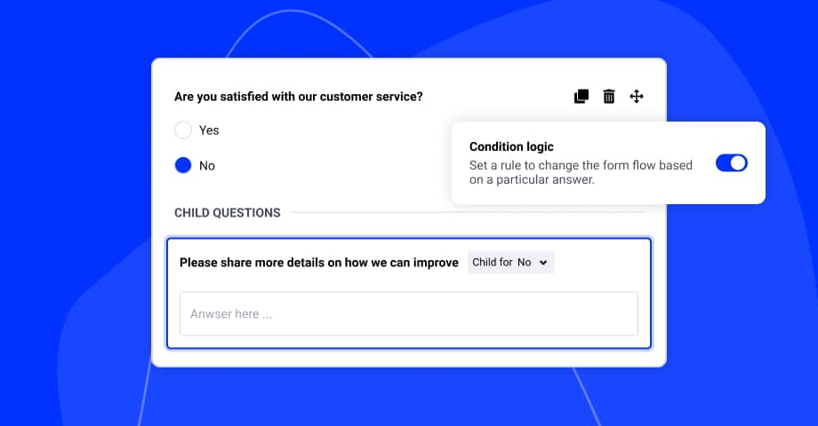 Add conditional logic in forms