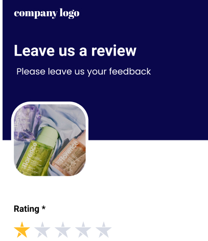 product reviews form