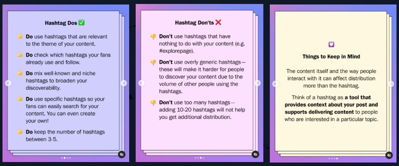 Instagram hashtags does and don'ts