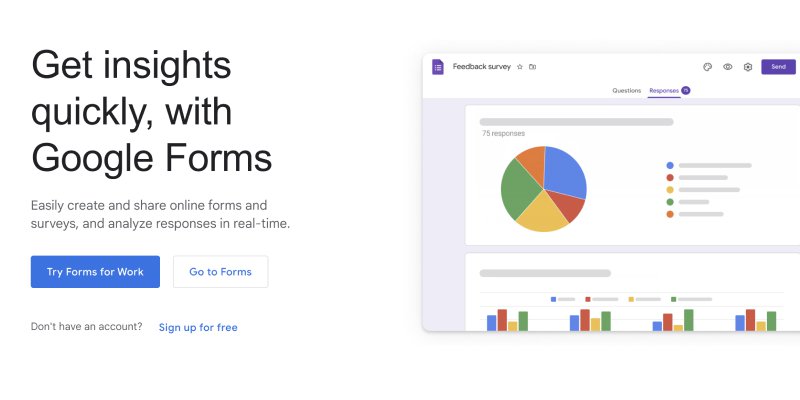 Google Forms: criador de formulários online