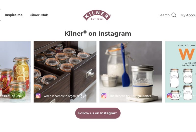 Slider Instagram wall