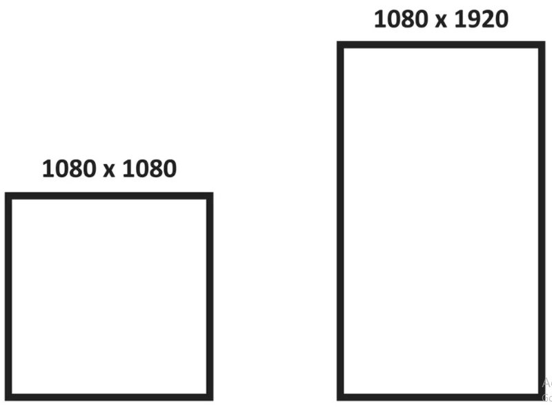 dimensions of the short form videos