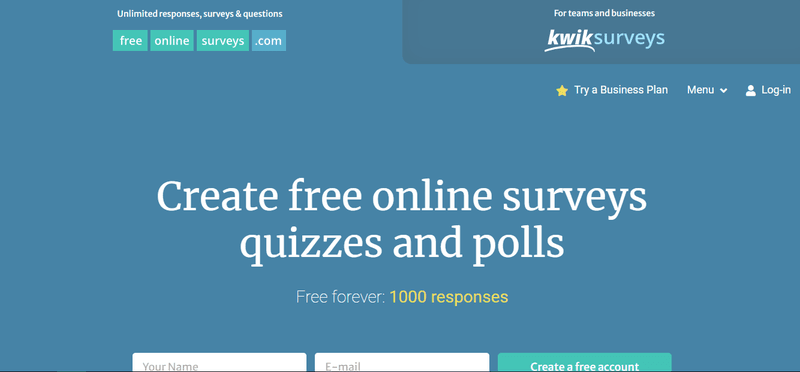 FreeOnlineSurveys form fields