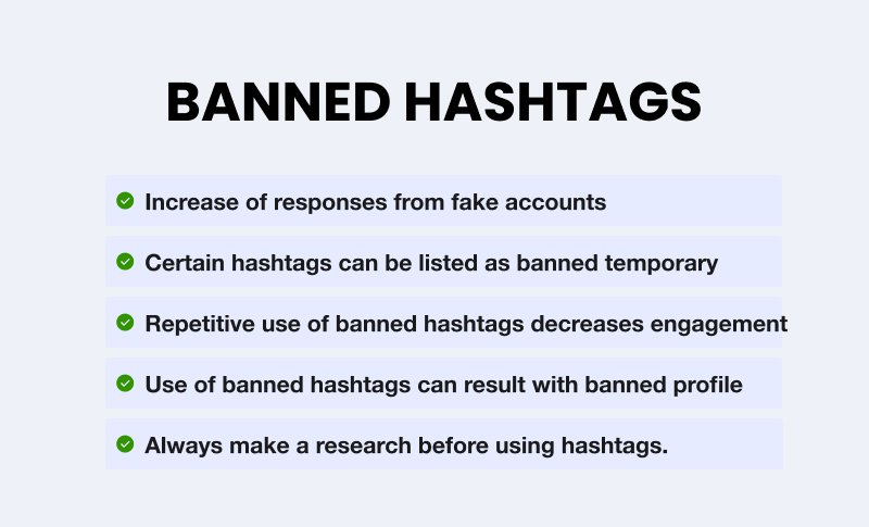 Instagram banned hashtags