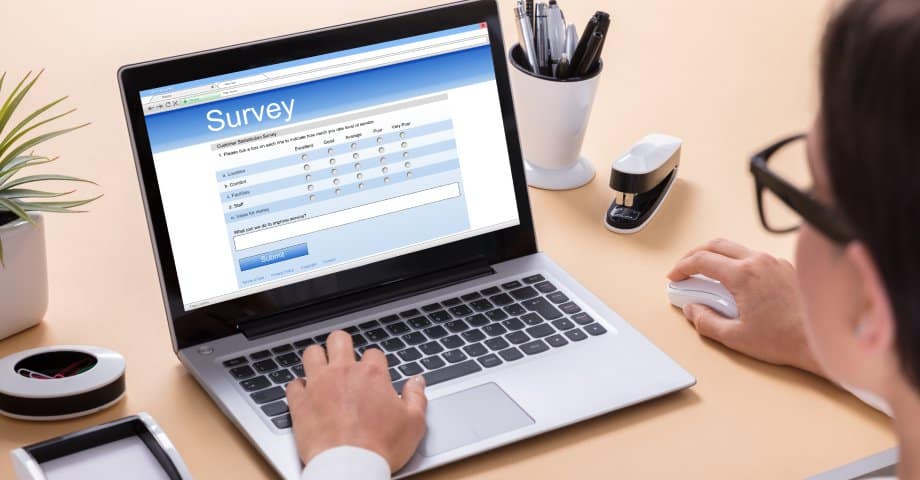 Create online survey in just a few clicks