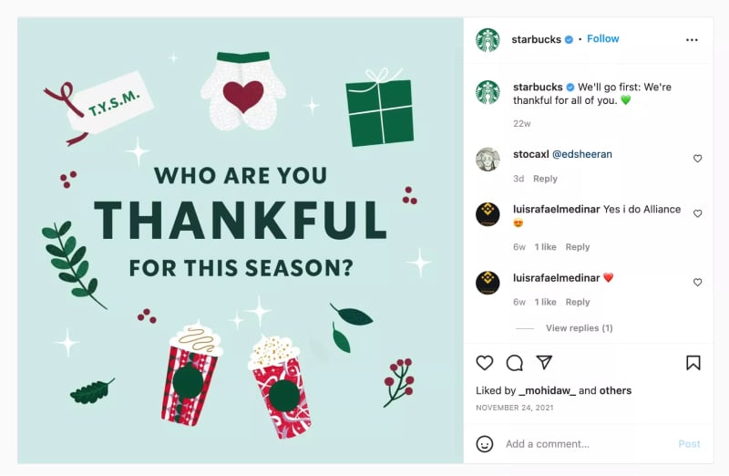 starbucks visual marketing